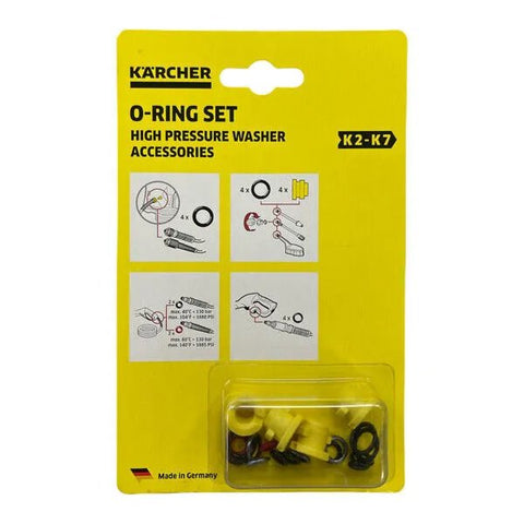 KARCHER Domestic Accessory Replacement O'ring Yellow Insert Kit 2640729