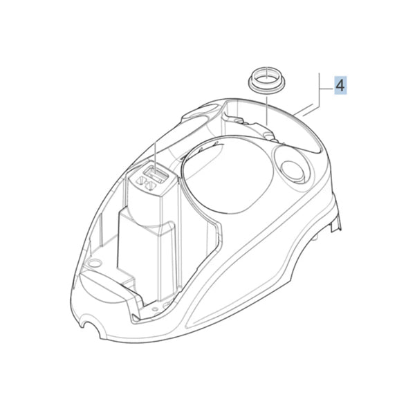 KARCHER White Upper Housing 4512088