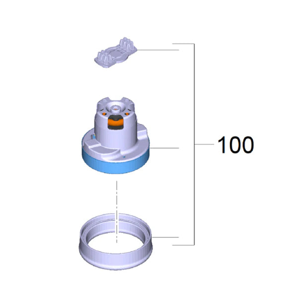 KARCHER Vac Motor Complete 4624415