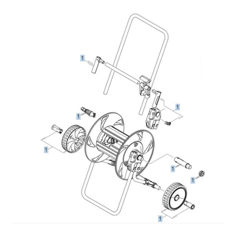 KARCHER HT 80 Spare Parts Complete 6645389