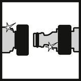 KARCHER Brass Tap adapter G3/4 with G1/2 reducer 26450130