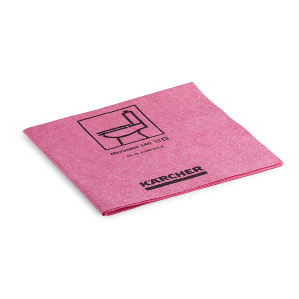 KARCHER Microspun Microfibre Cloth, Red 33382470