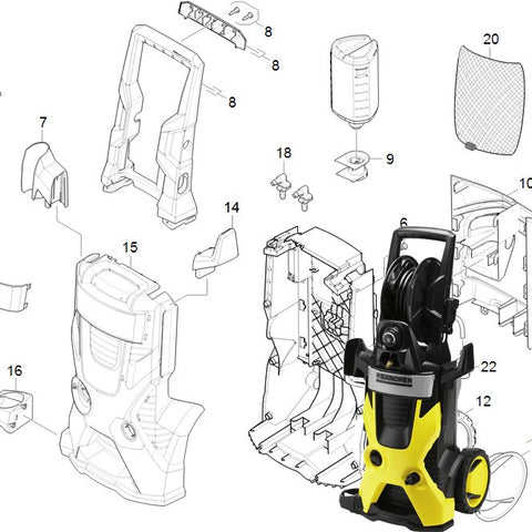 KARCHER K5.700 Spare Parts Diagrams 1181302