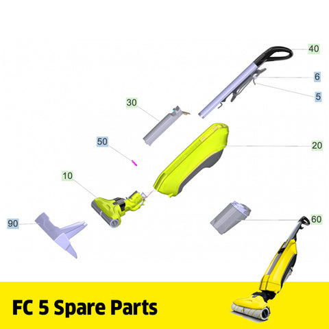 KARCHER FC 5 Spare Parts
