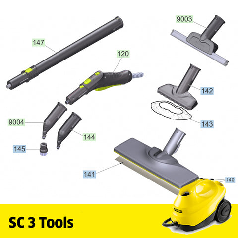 KARCHER SC 3 Spare Parts Tools