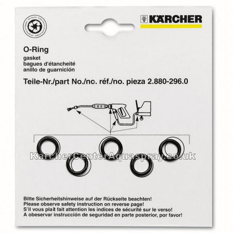 KARCHER Pressure Washer Pack Of 5 O'Rings Seal Spare Parts