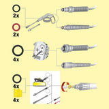KARCHER REPLACEMENT O RING KIT 2640729
