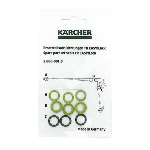 KARCHER Pressure Washer Pack O'Rings To Fit EASY!Lock 2880001