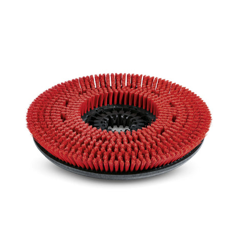 KARCHER Disc Brush, Medium, Red, 355mm 4905010
