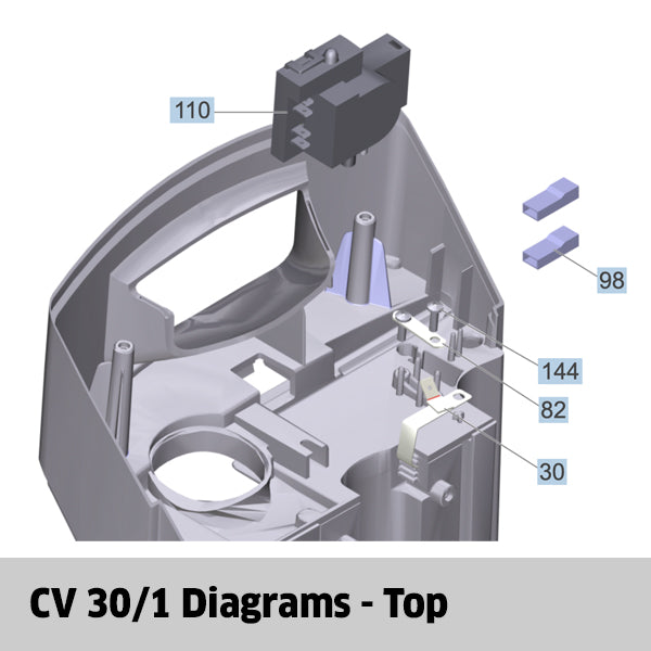 KARCHER CV 30/1 Spare Parts Top