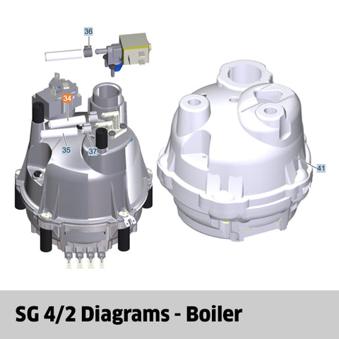 KARCHER SG 4/2 Spare Parts Boiler