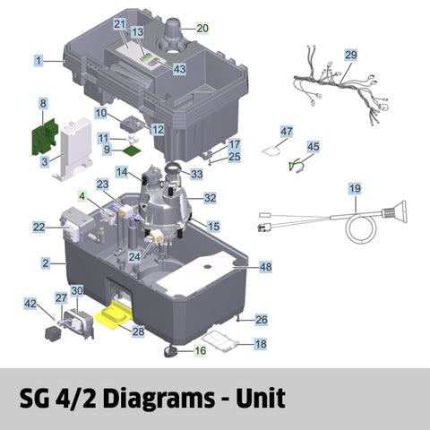 KARCHER SG 4/2 Spare Parts Unit