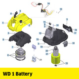 KARCHER WD 1 Battery