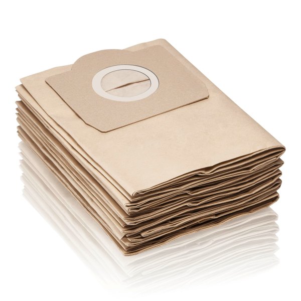 KARCHER Pack 5 Paper Filter Bags For WD 3.200 & MV 3 6959130