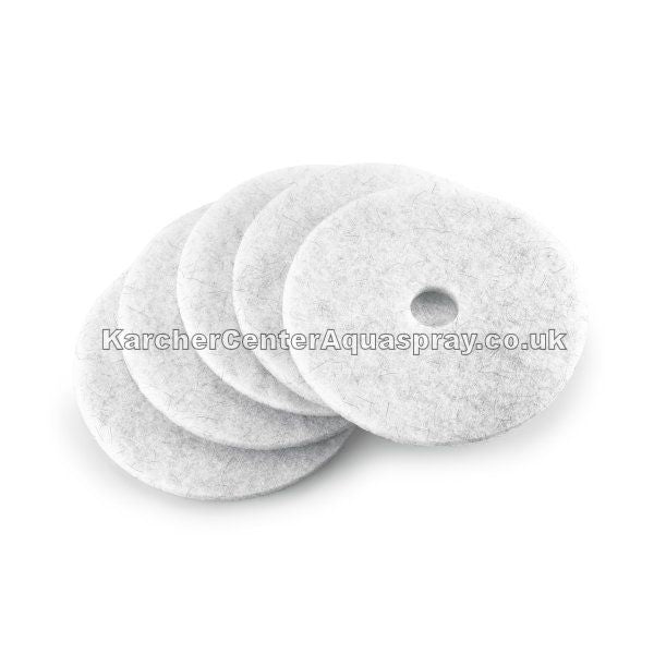 KARCHER Single Disc Polishing Pad, White / Natural, Soft, 500mm 63711460