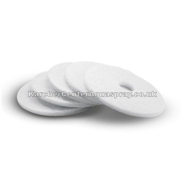 KARCHER Single Disc Polishing Pad, White, Very Soft, 330mm 63699030