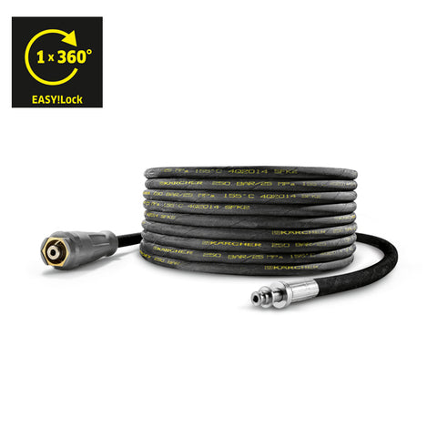KARCHER Standard High Pressure Hose, 15 m DN 8, AVS Trigger Gun Connector, EASY!Lock