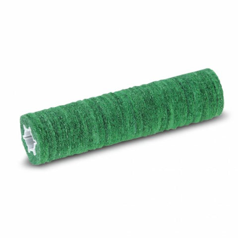 KARCHER Roller Pad On Sleeve, Hard, Green, 400 mm