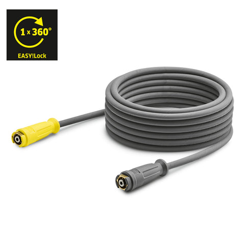 KARCHER Food Industry Version, High Pressure Hose With Unions On Both Sides, 10 m, ID 8, 250 bar, EASY!Lock