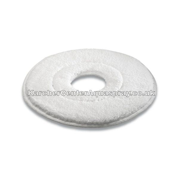 KARCHER Single Disc Microfibre Pad, White, 330mm 63699080