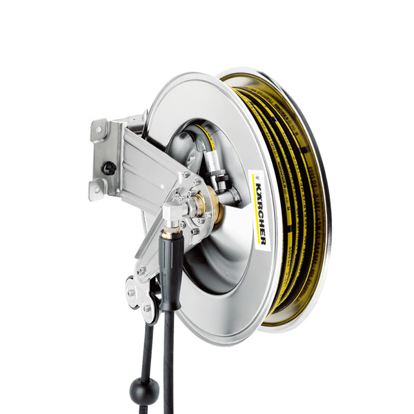 KARCHER Automatic Hose Reel, Stainless Steel 63914210