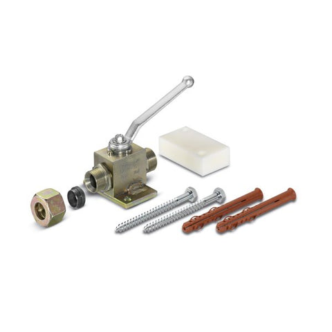 KARCHER Shut-Off Valve, Galvanised Steel