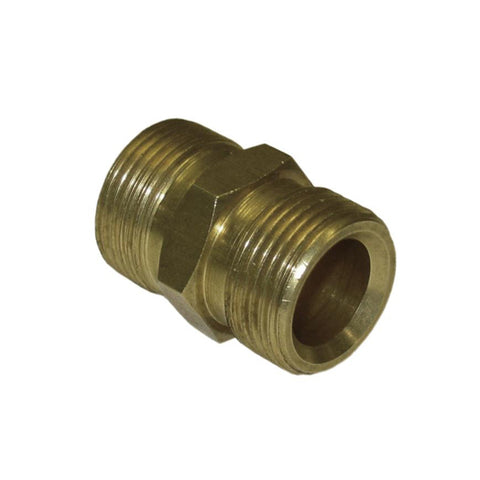 KARCHER Coupling Connecting Hose Both Sides, M22 x 1.5, Brass (Heavy Version)