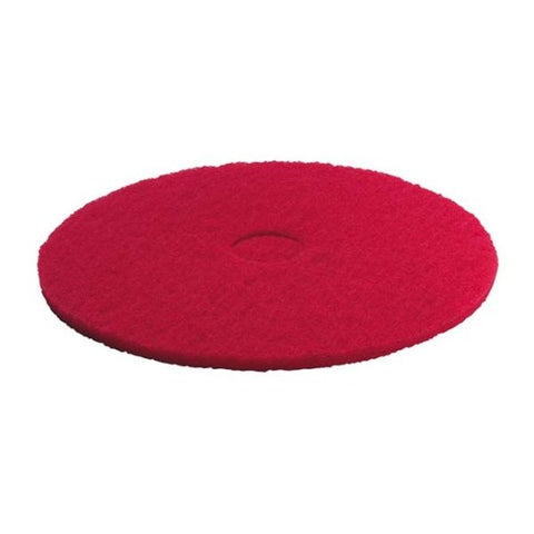 KARCHER 5 Pk Of Pads, Medium-Soft, Red, 356 mm