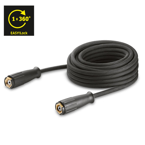 KARCHER Standard High Pressure Hose With Unions Both Sides, 20 m DN 10, 220 Bar, Extension, EASY!Lock