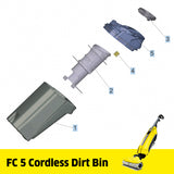 KARCHER FC 5 Cordless Spare Parts Dirt Bin