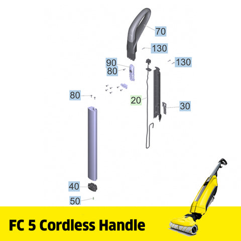 KARCHER FC 5 Cordless Spare Parts Handle