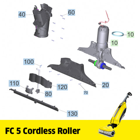 KARCHER FC 5 Cordless Spare Parts Roller Head