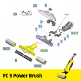 KARCHER FC 5 Spare Parts Power Brush