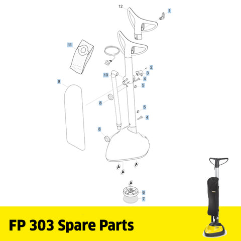 KARCHER FP 303 Spare Parts