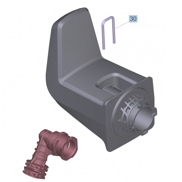 Kit support arrière Karcher 90024370 Kit support arrière Karcher 90024370