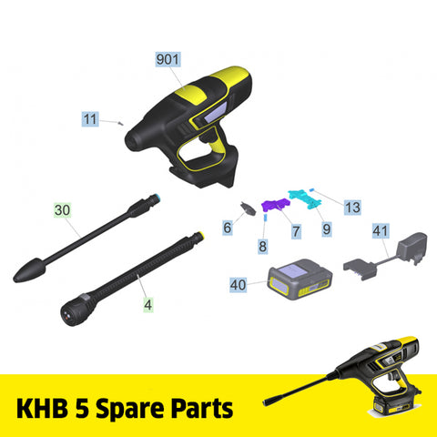 KARCHER KHB 5 Spare Parts