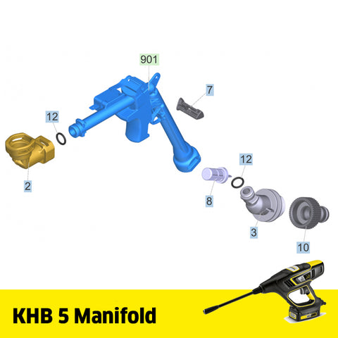 KARCHER KHB 5 Spare Parts Manifold