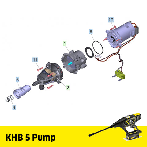 KARCHER KHB 5 Spare Parts Pump