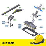 KARCHER SC 2 Spare Parts Tools