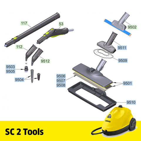 KARCHER SC 2 Spare Parts Tools