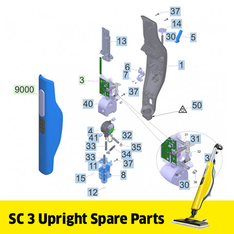 KARCHER SC 3 Upright Spare Parts