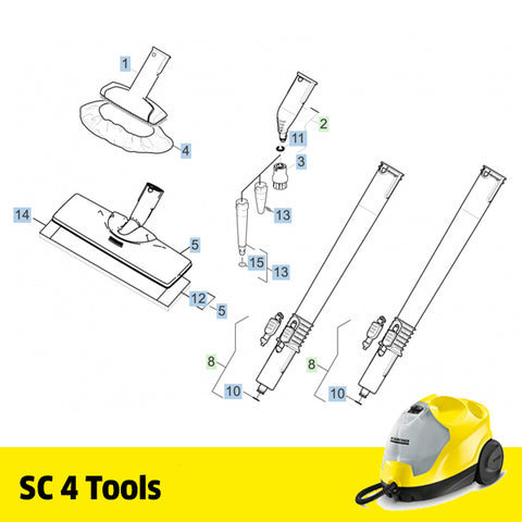 KARCHER SC 4 Spare Parts Tools