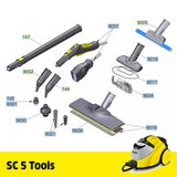 KARCHER SC 5 Spare Parts Tools
