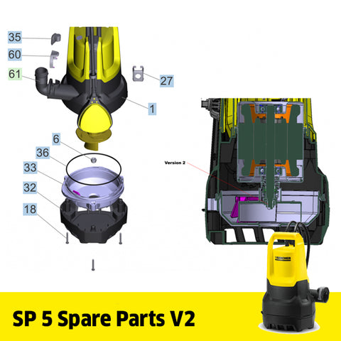 KARCHER SP 5 Spare Parts Version 2