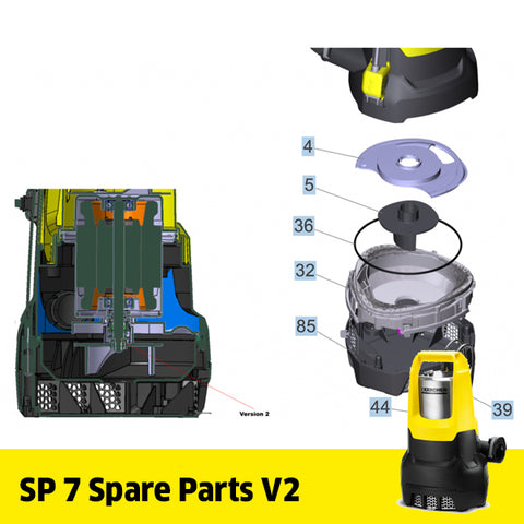 KARCHER SP 7 Spare Parts Version 2