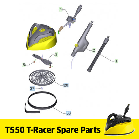KARCHER T 550 T-Racer Spare Parts