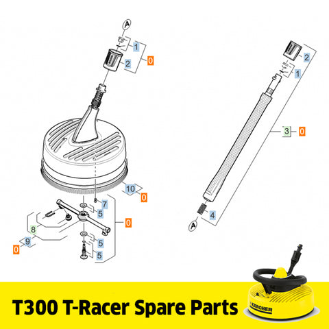 KARCHER T 300 T-Racer Spare Parts
