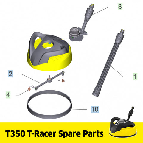 KARCHER T 350 T Racer Spare Parts