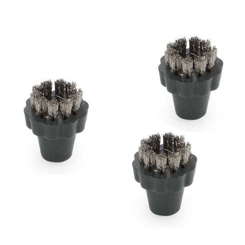 KARCHER Pack of 3 Round Brush Set Stainless Steel 3863007