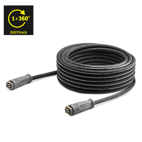 KARCHER Standard High Pressure Hose With Unions Both Sides, 15 m DN 10, 220 Bar, Extension, EASY!Lock